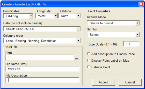 Screenshot of EPoint2GE